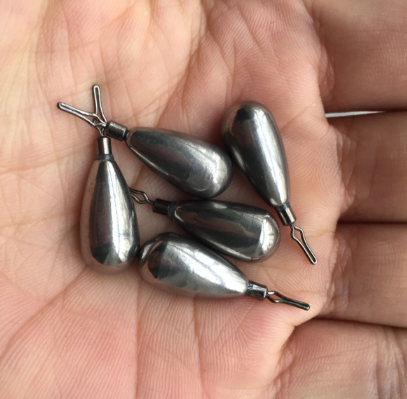 Tungsten tear Drop shot Weights